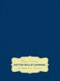 Large 8.5 x 11 Dotted Bullet Journal (Royal Blue #8) Hardcover - 245 Numbered Pages - Hardcover