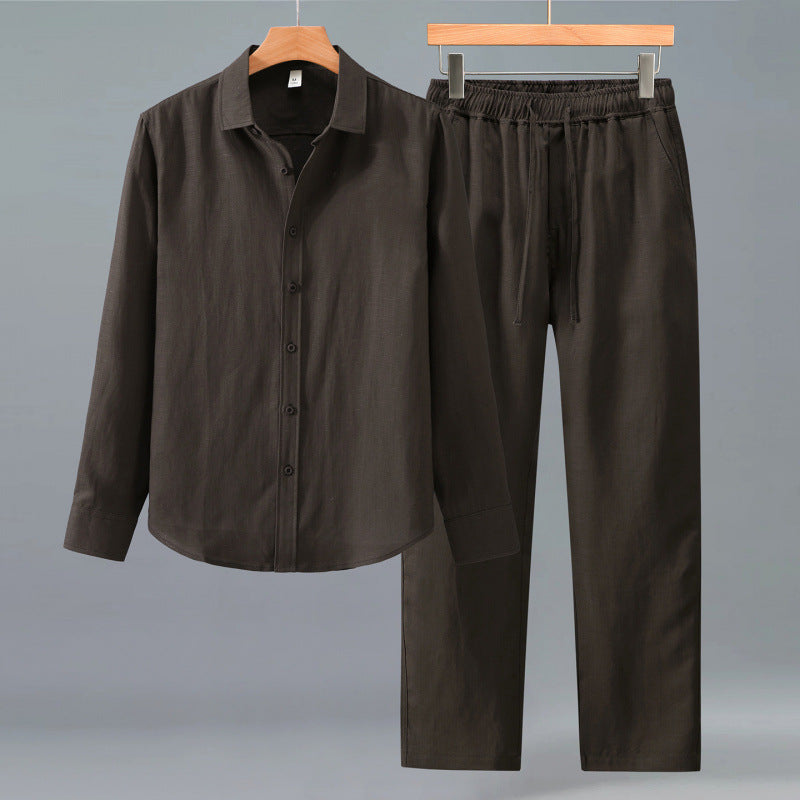 High-end Quality Tencel-linen Casual Mens Suit