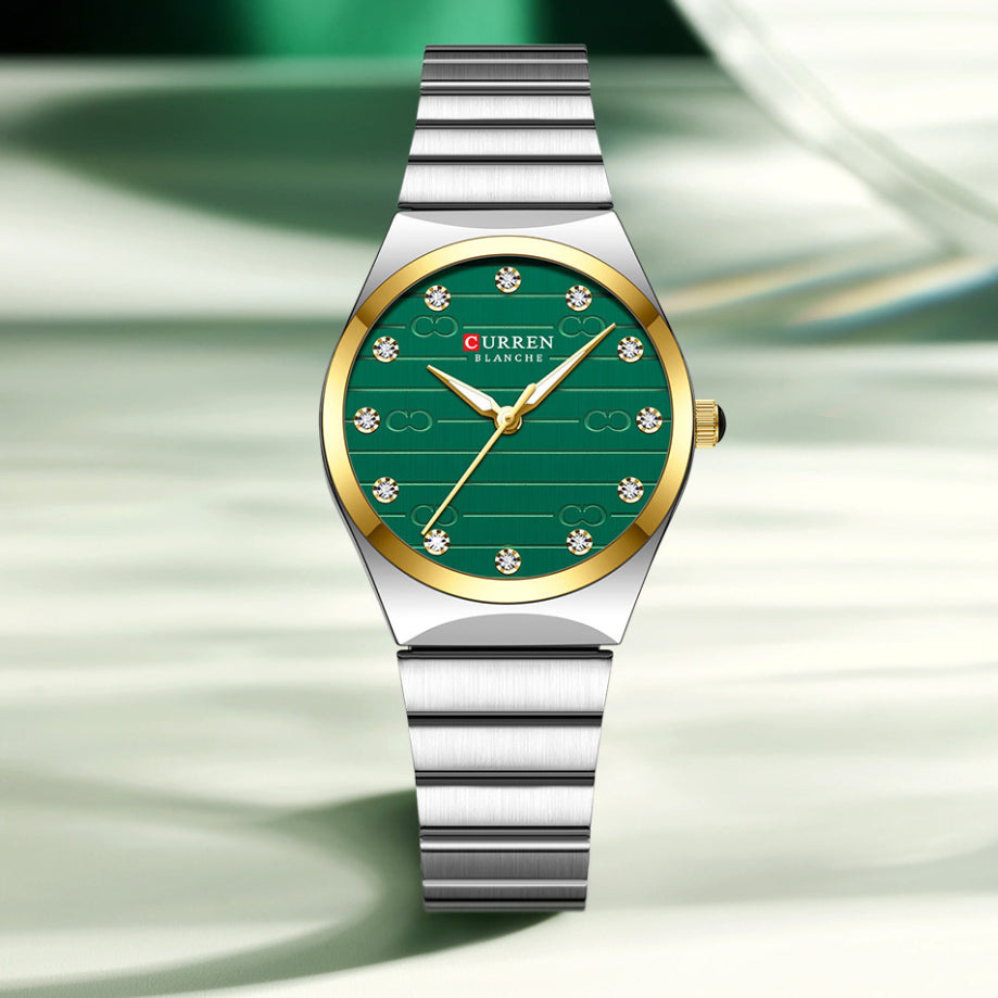 Womens Small Dial Mesh Strap Waterproof Watch