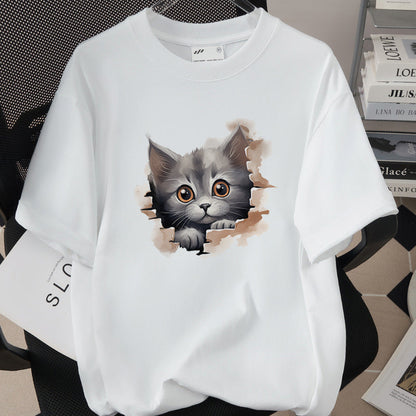 Womens Trendy Stylish Cotton Short-sleeve Top