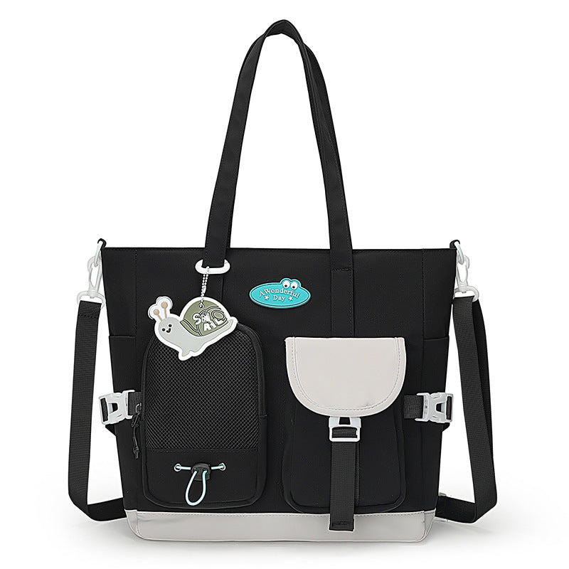 Womens Large-capacity Casual One-shoulder Crossbody Bag