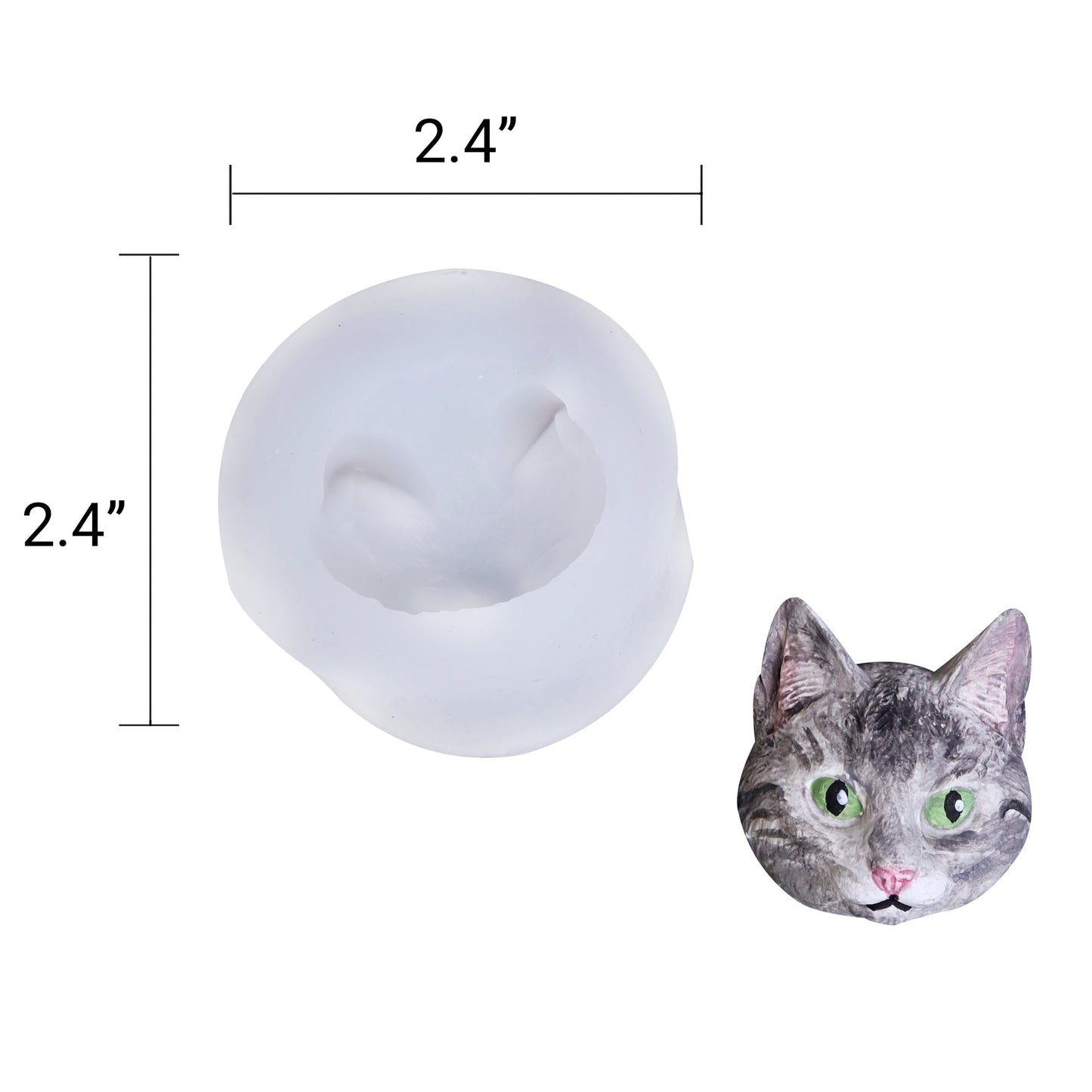TP009 Pet Head Silicone Mold