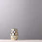 Beautiful Ceramic Gold aqua polka dots Pineapple Vase