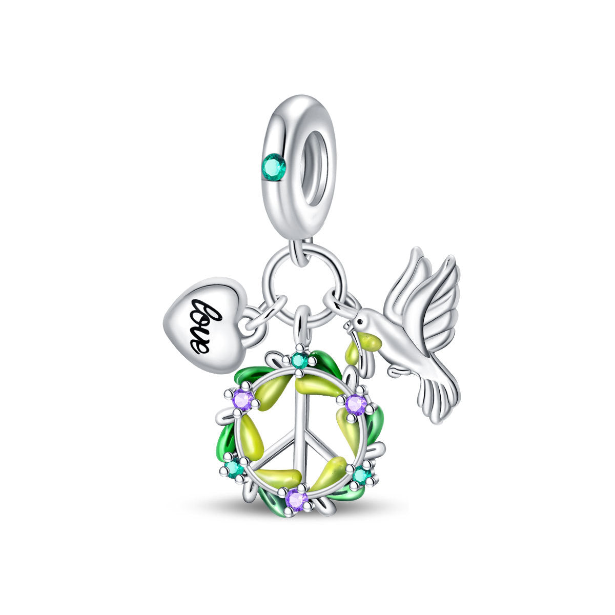 Pendant Bracelet DIY Protective Heart-shaped Bead Jewelry Accessories