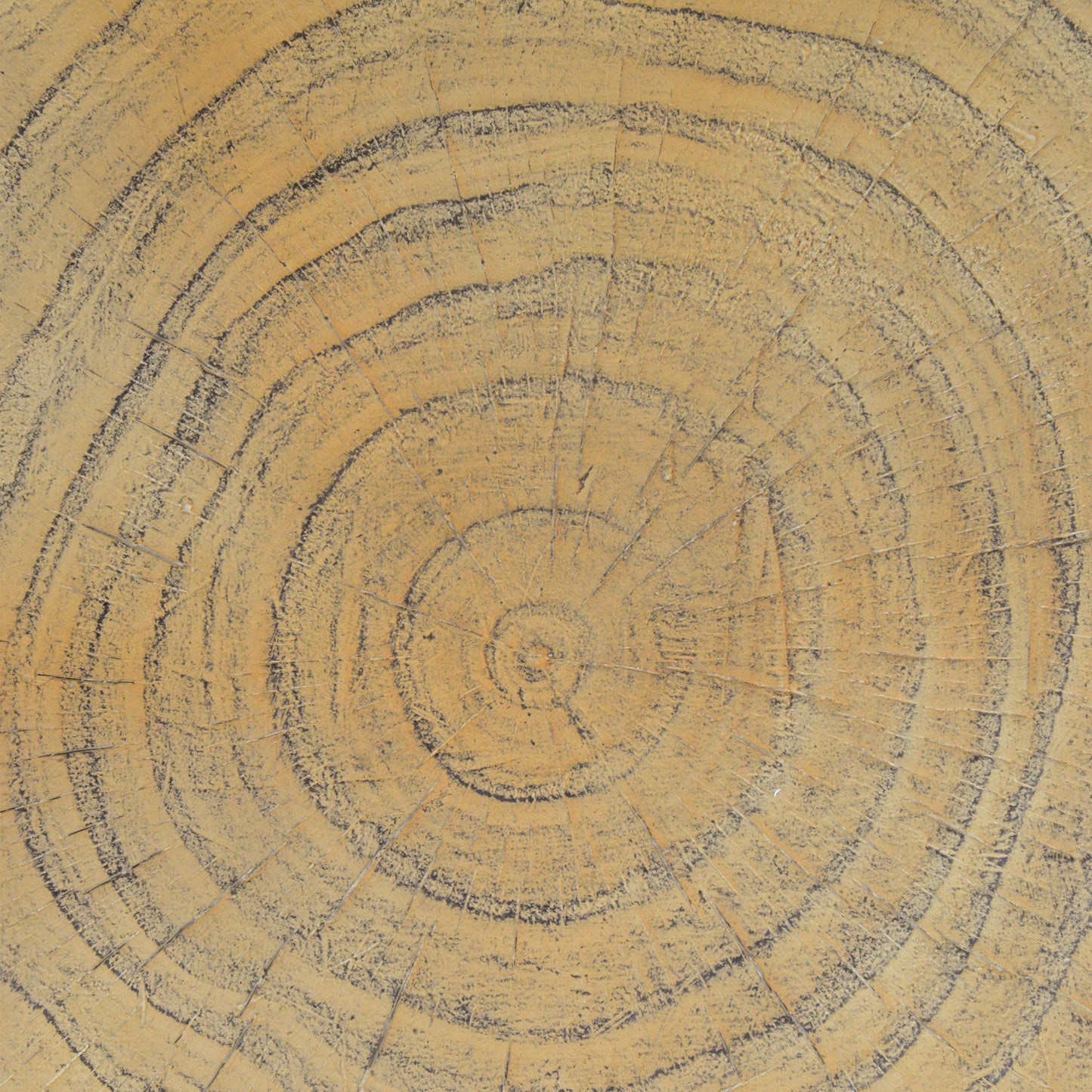 MGO Twist Shape Side Table, Wood-like Texture, Natural, 11.75x11.75x17 in