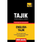 Tajik vocabulary for English speakers - 9000 words - Paperback