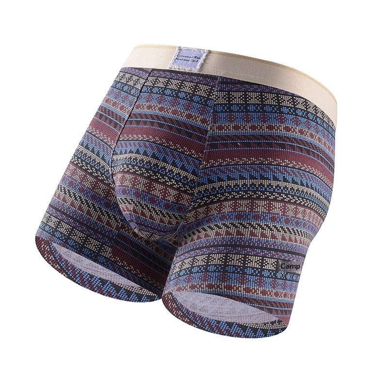 10A Mens Breathable Antibacterial, Trendy Cotton Underwear For Sports
