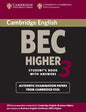 Cambridge Bec Higher 3 Student's Book with Answers - Paperback