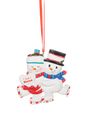 Snowman Couple Ornament - Just Married