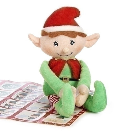 Christmas Elf with Nice Naughty Stickers
