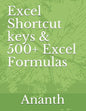 Excel shortcut keys & 500+ Excel Formulas - Paperback
