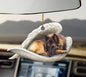 Car Pendant Sleeping Dog Angel Home Decor Acrylic Showcase Hanging Ornaments For Doors