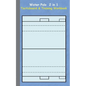 Water Polo 2 in 1 Tacticboard and Training Workbook: Tactics/strategies/drills for trainer/coaches, notebook, training, exercise, exercises, drills, p - Paperback