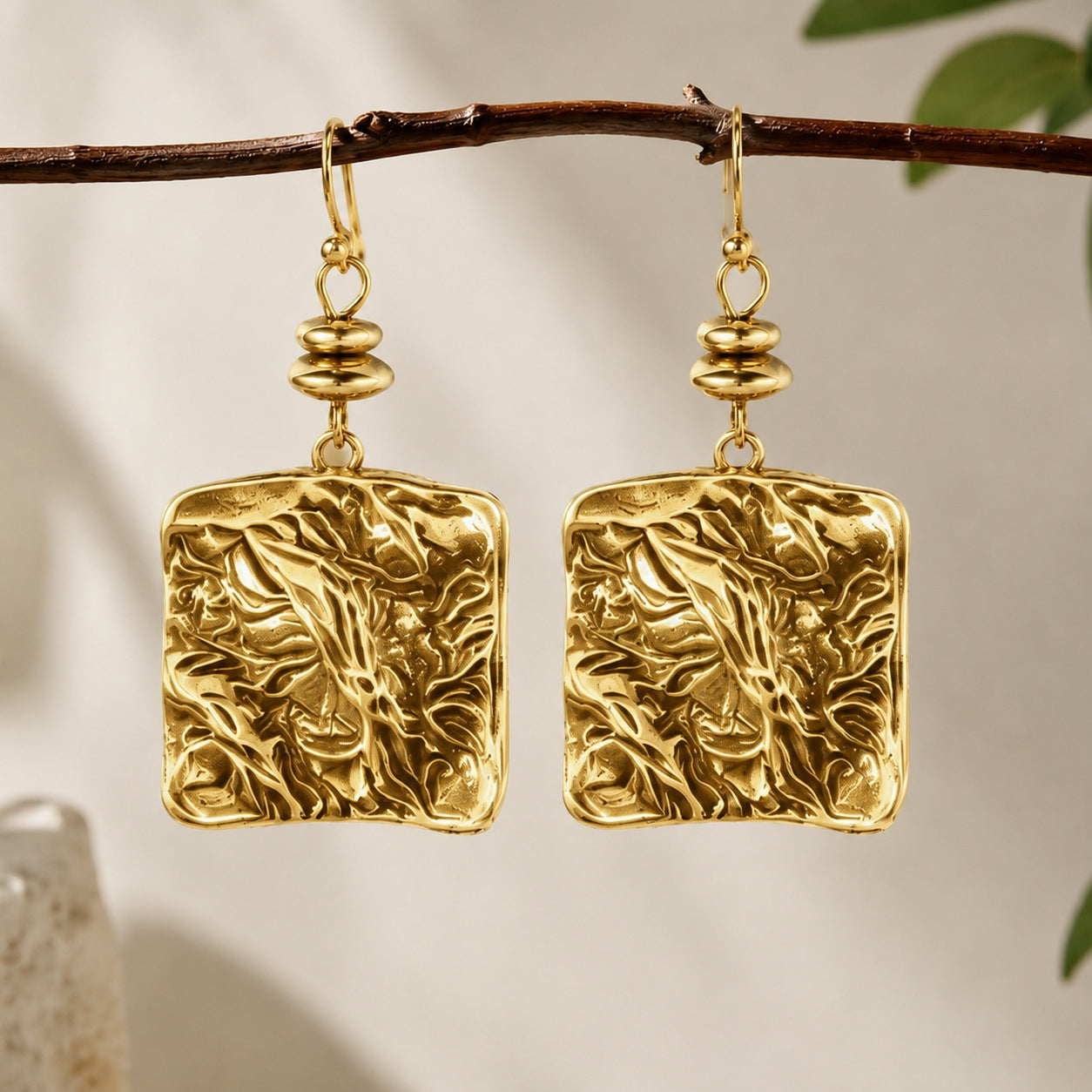 Vintage Square Earrings For Women