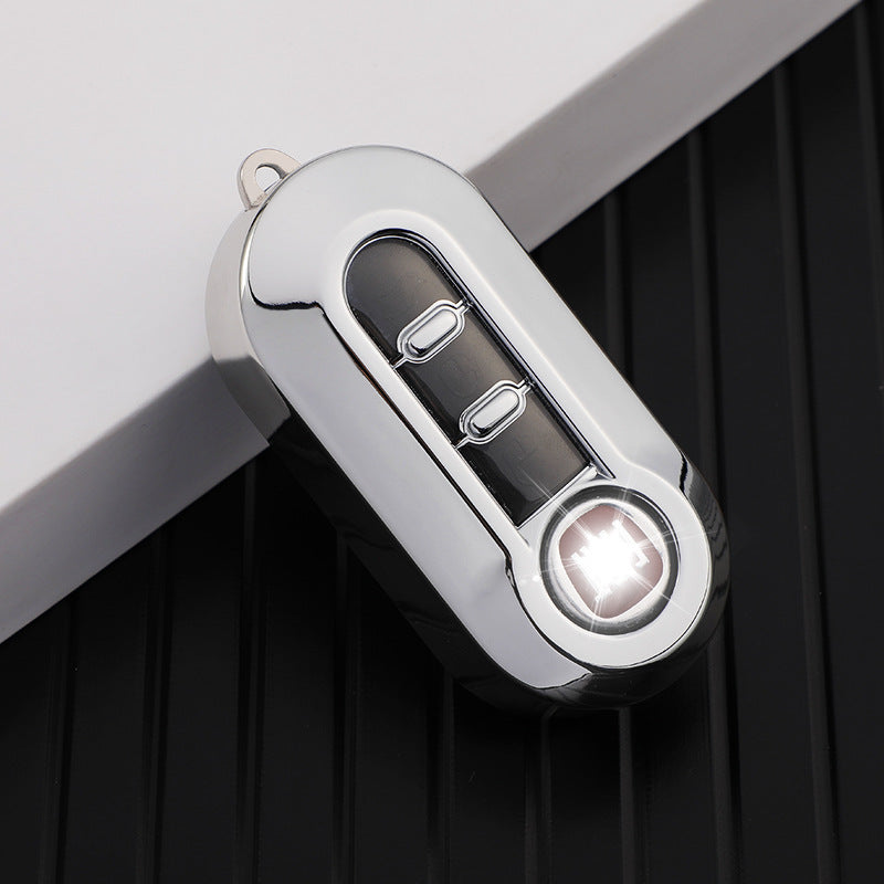Silicone Key Fob Cover Case for - 3 Button Folding Remote Key Shell Protector