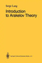 Introduction to Arakelov Theory - Paperback