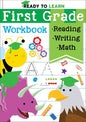 Ready to Learn: First Grade Workbook: Fractions, Measurement, Telling Time, Descriptive Writing, Sight Words, and More! - Paperback