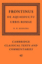 Frontinus: de Aquaeductu Urbis Romae - Paperback