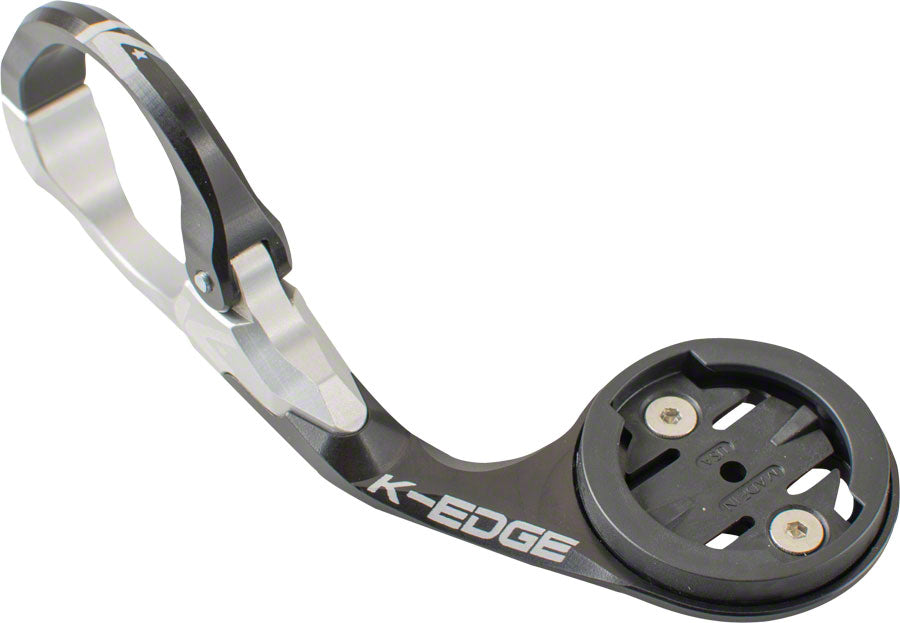 K-EDGE Garmin Race Handlebar Mount: 31.8mm Black/Silver