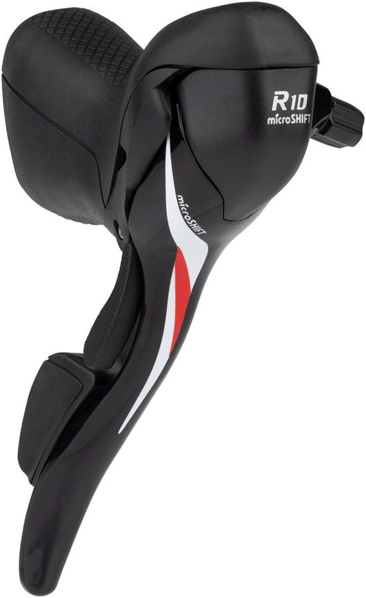 microSHIFT R10 Right Drop Bar Shift Lever - 10-Speed Shimano Compatible BLK