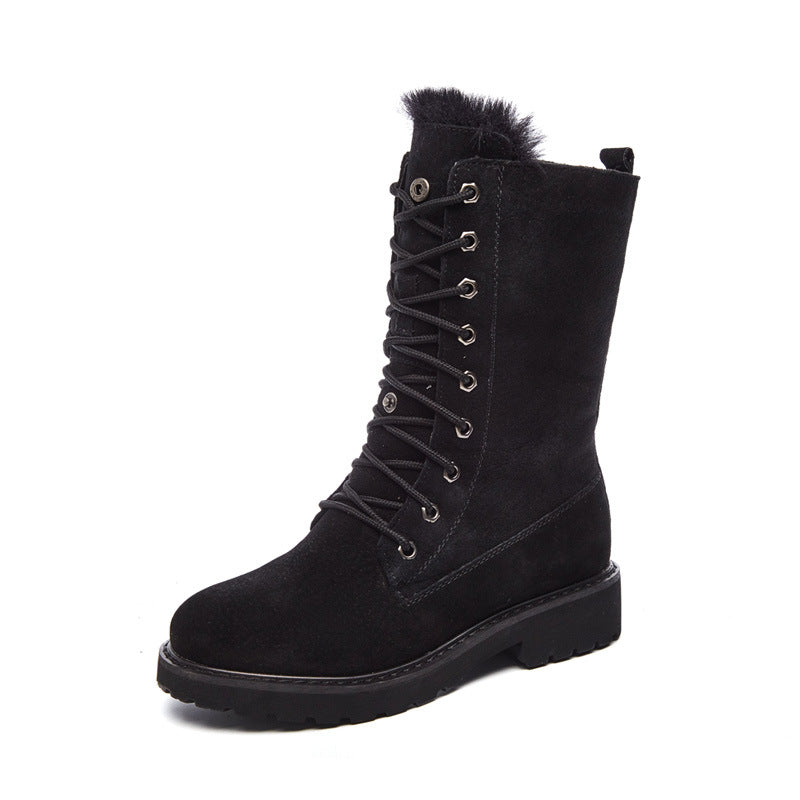 Warm Plus Velvet Padded Large Size Cotton Shoes
