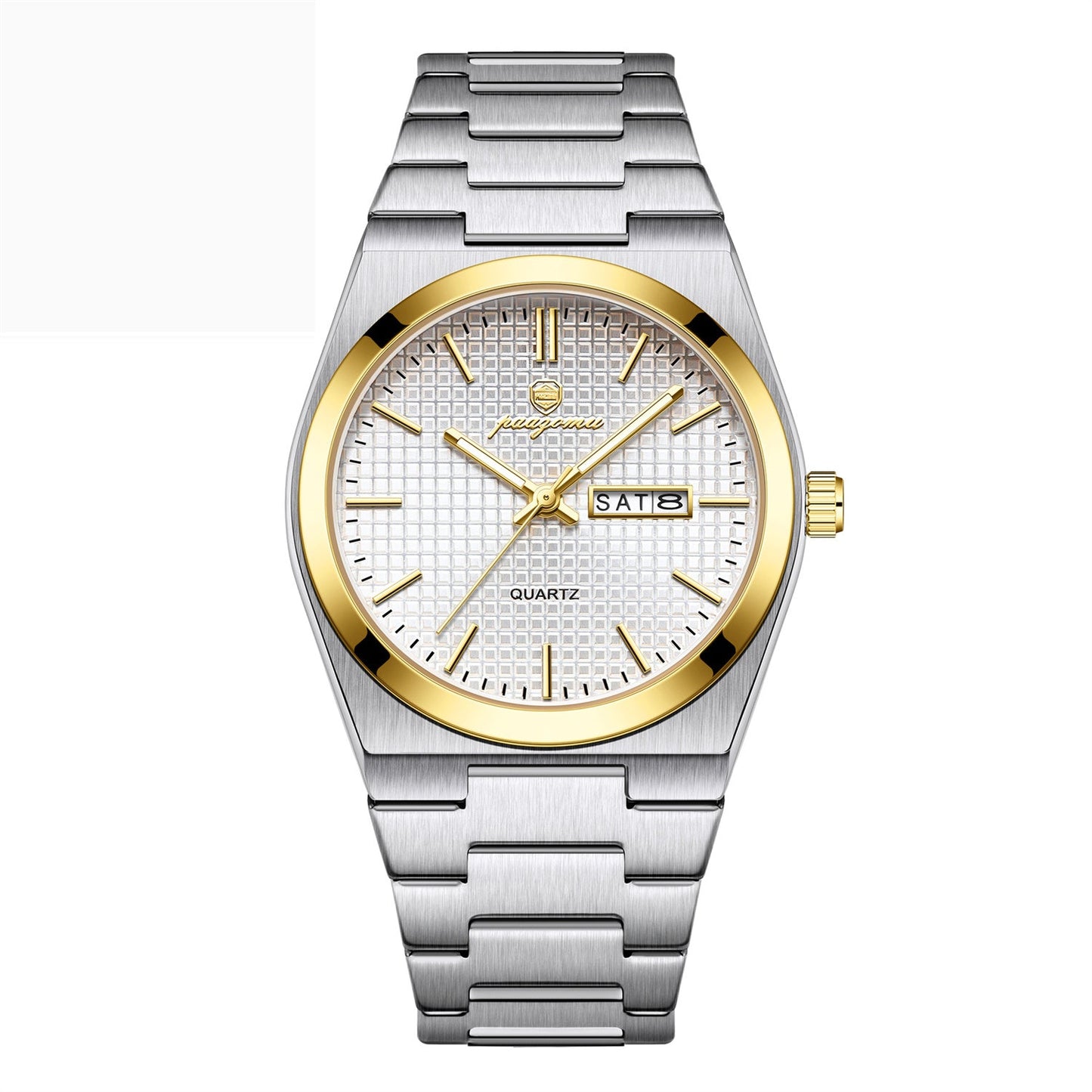Luminous Quartz Waterproof Calendar Watch