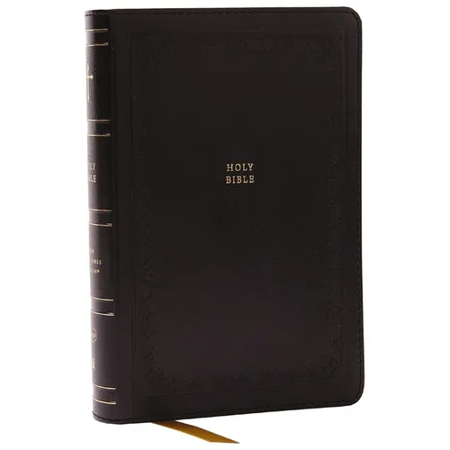 NKJV Compact Paragraph-Style Bible W/ 43,000 Cross References, Black Leathersoft, Red Letter, Comfort Print: Holy Bible, New King James Version: Holy - Imitation Leather