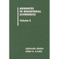 Advances in Behavioral Economics, Volume 2 - Hardcover