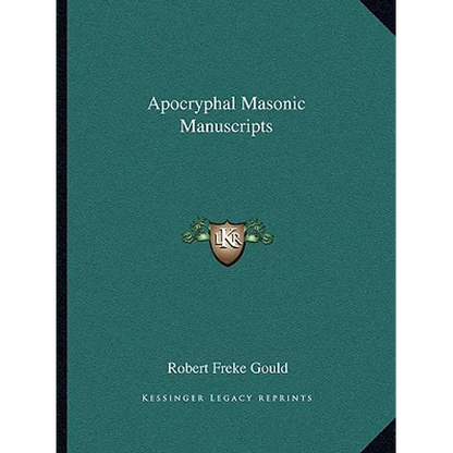 Apocryphal Masonic Manuscripts - Paperback