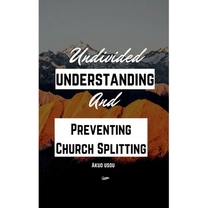 Undivided Understanding and Preventing Church Splitting - Paperback
