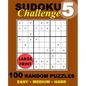 Sudoku Challenge #5: 100 Random Sudoku Puzzles - Paperback