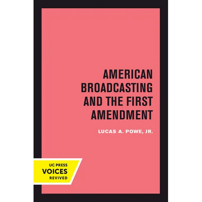 American Broadcasting and the First Amendment - Paperback