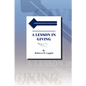 A Lesson in Giving - Paperback