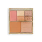 Revolution Pro Iconic Eye & Cheek Palette - Light Medium: Travel-Friendly Vegan Makeup Palette for Eyeshadow, Blush, Highlighter & Bronzer