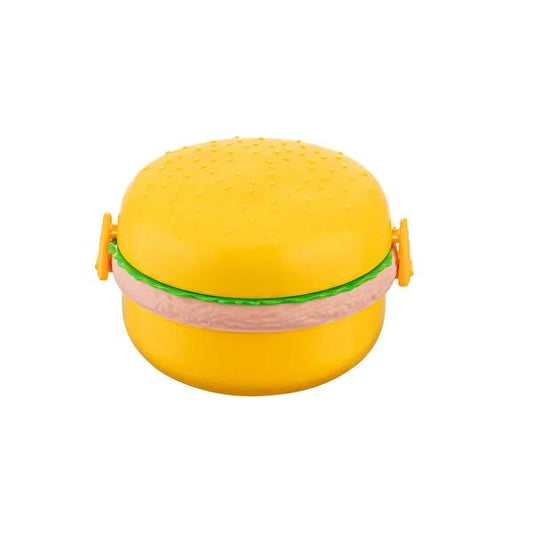 Beehome Hamburger Shaped Food Storage Container - Leak-Proof, Easy Clean, Kid-Friendly Lunch Box