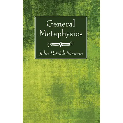 General Metaphysics - Paperback