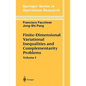 Finite-Dimensional Variational Inequalities and Complementarity Problems - Hardcover