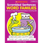Scrambled Sentences: Word Families: 40 Hands-On Pages That Boost Early Reading & Handwriting Skills - Paperback