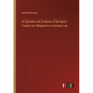 An Epitome and Analysis of Savigny's Treatise on Obligations in Roman Law - Paperback