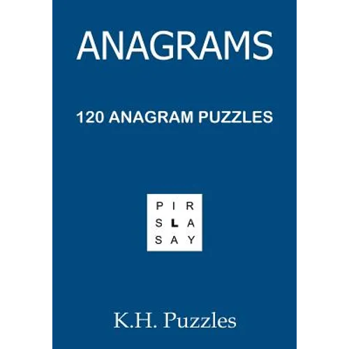 Anagrams: 120 Anagram Puzzles - Paperback