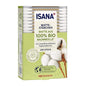 Isana Organic Cotton Swabs 200 Count - Eco-Friendly, Biodegradable, Natural Personal Care