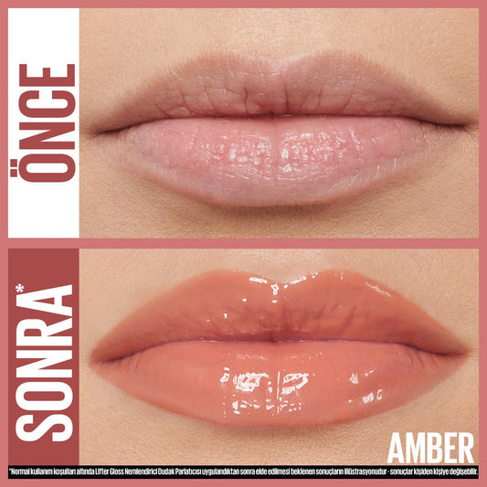 Maybelline New York Lifter Gloss - Hyaluronic Acid Lip Gloss for Moisturizing & Fuller Lips