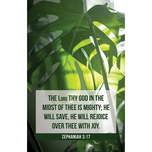 General Worship Bulletin: Is Mighty (Package of 100): Zephaniah 3:17 (Kjv) - Paperback