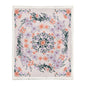 Chinese Floral Flannel Blanket – Soft Printed Throw in Multiple Sizes