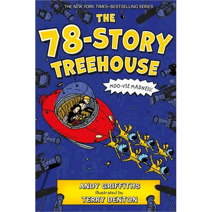 The 78-Story Treehouse: Moo-Vie Madness! - Paperback