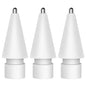GRTHTATI 3 Pack Metal Fine Point Replacement Tips Compatible with Apple Pencil 2nd Generation Apple Pencil 1st Generation & Apple Pencil USB-C Wear-Resistant Pen Like Nibs (1.3mm)