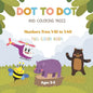 Dot to dot and coloring pages - Numbers from 1-10 to 1-40 - Full-color book - Ages 3-5: preschool connect the dots activity book for toddlers - Tracin - Paperback