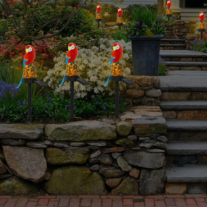 Solar LED Parrot Garden Light – IP65 Waterproof Outdoor Lamp