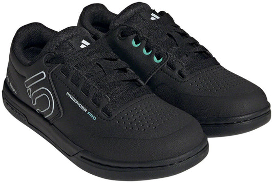Five Ten Freerider Pro Flat Shoes - Women's Core BLK/Crystal White/Acid Mint 6