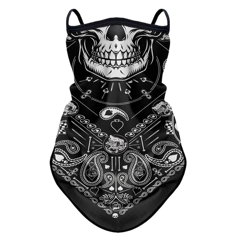Motorcycle Riding Sun-protection Face Mask Ear-loop Headscarf